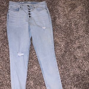 a.n.a brand jeans high rise skinny ankle.